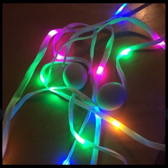 $1 bundle- New! Multicolor LED Light Up Shoelaces - Picture 3 of 6